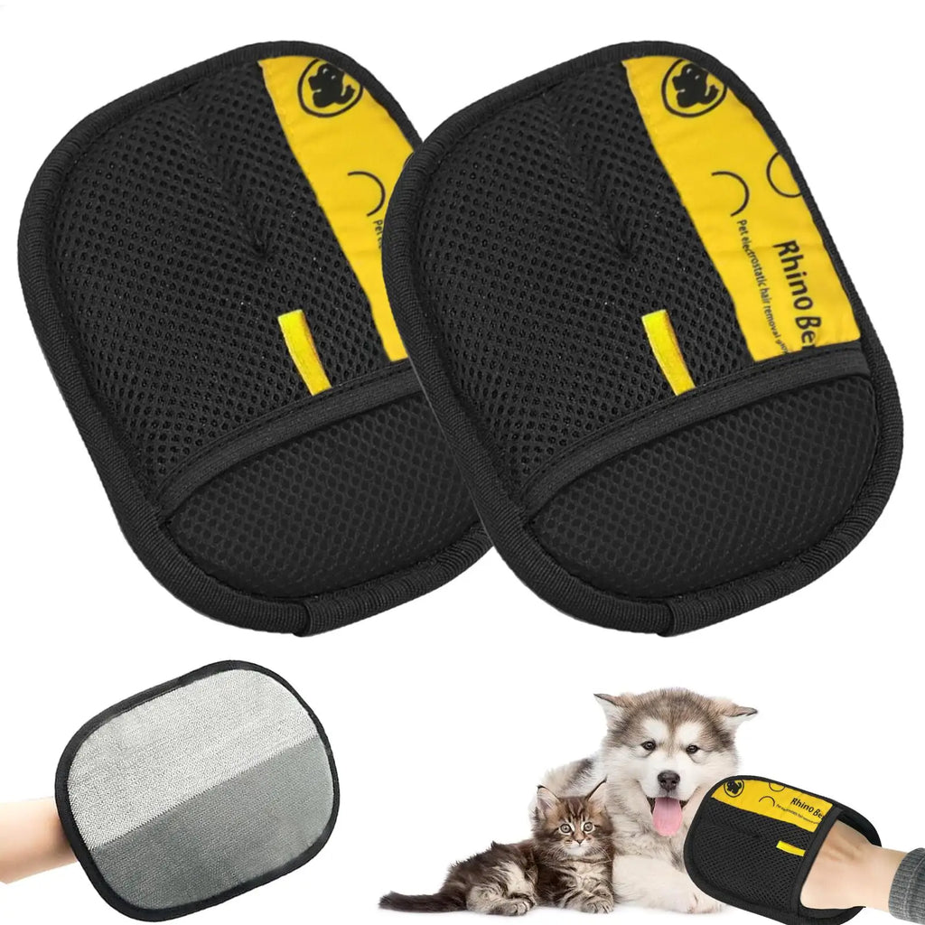 Pet Hair Removal Grooming Gloves