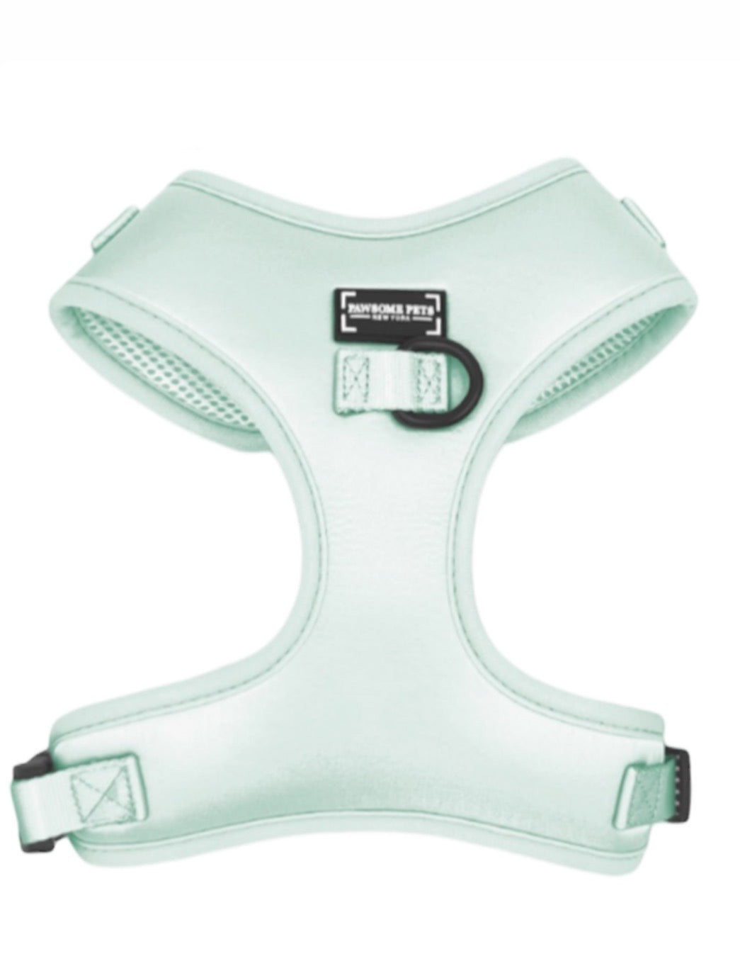 Adjustable Silk Dog Harness — Mint Green