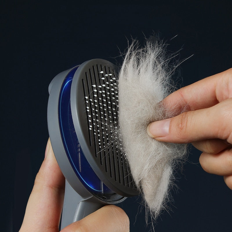 Self-Cleaning Slicker Grooming Comb