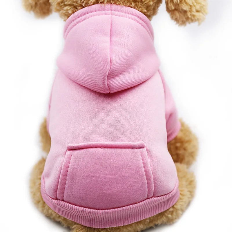Warm Cat Hoodie Coat – Autumn & Winter Pet Clothing for Cats & Small Dogs