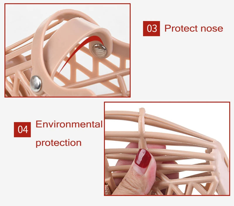 Adjustable Dog Muzzle – Safety Breathable Pet Mouth Guard for Small, Medium & Large Dogs