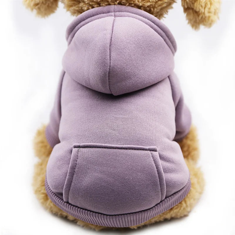 Warm Cat Hoodie Coat – Autumn & Winter Pet Clothing for Cats & Small Dogs