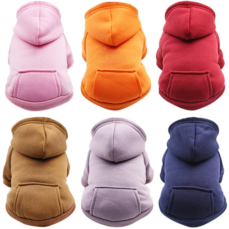 Warm Cat Hoodie Coat – Autumn & Winter Pet Clothing for Cats & Small Dogs