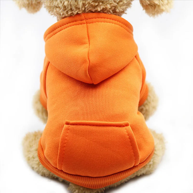 Warm Cat Hoodie Coat – Autumn & Winter Pet Clothing for Cats & Small Dogs