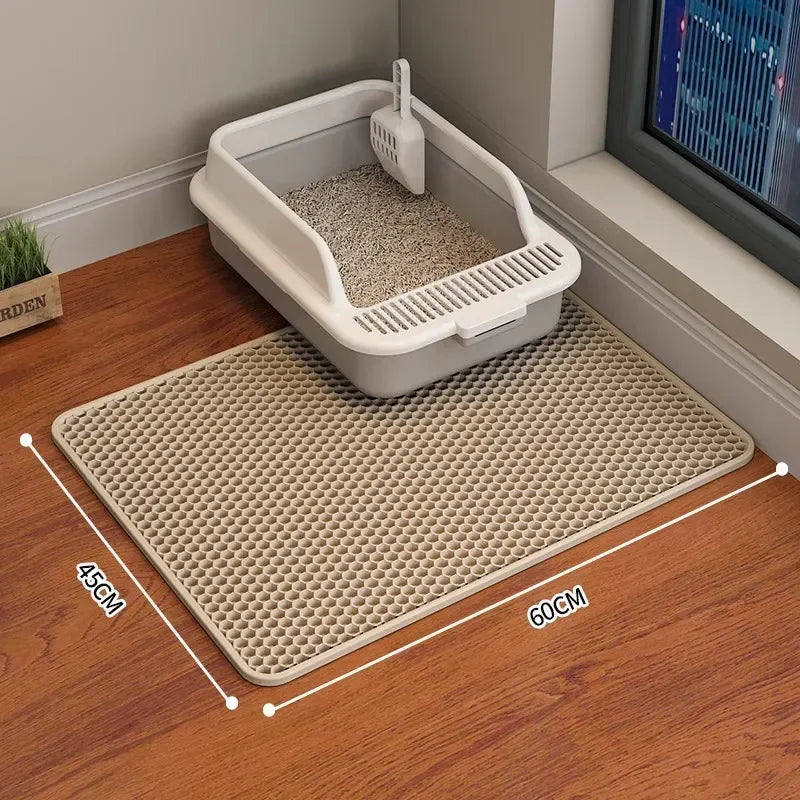 Double Layer EVA Cat Litter Mat
