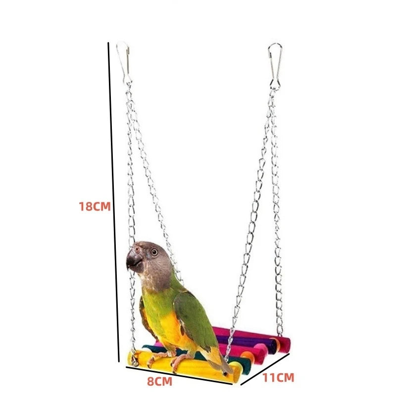 Bird and Parrot Toys Swing Mirror & Accessories