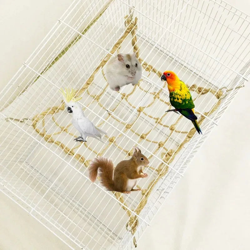 Parrot Swing Rope & Climbing Net