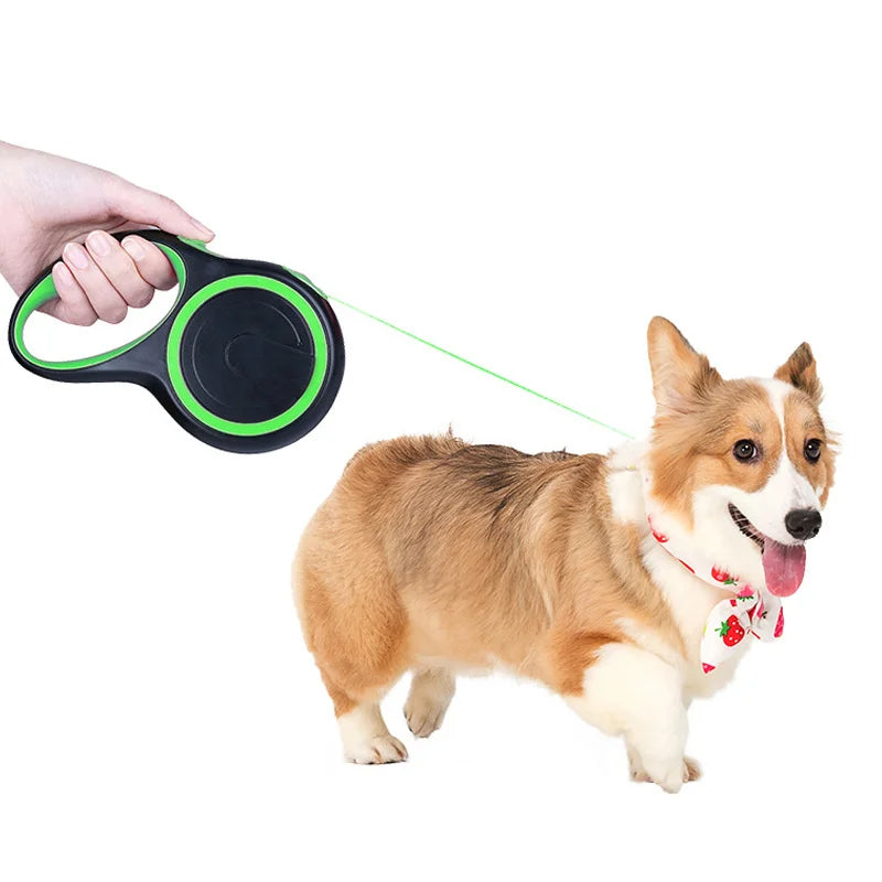Retractable Dog Leash — Roulette Style