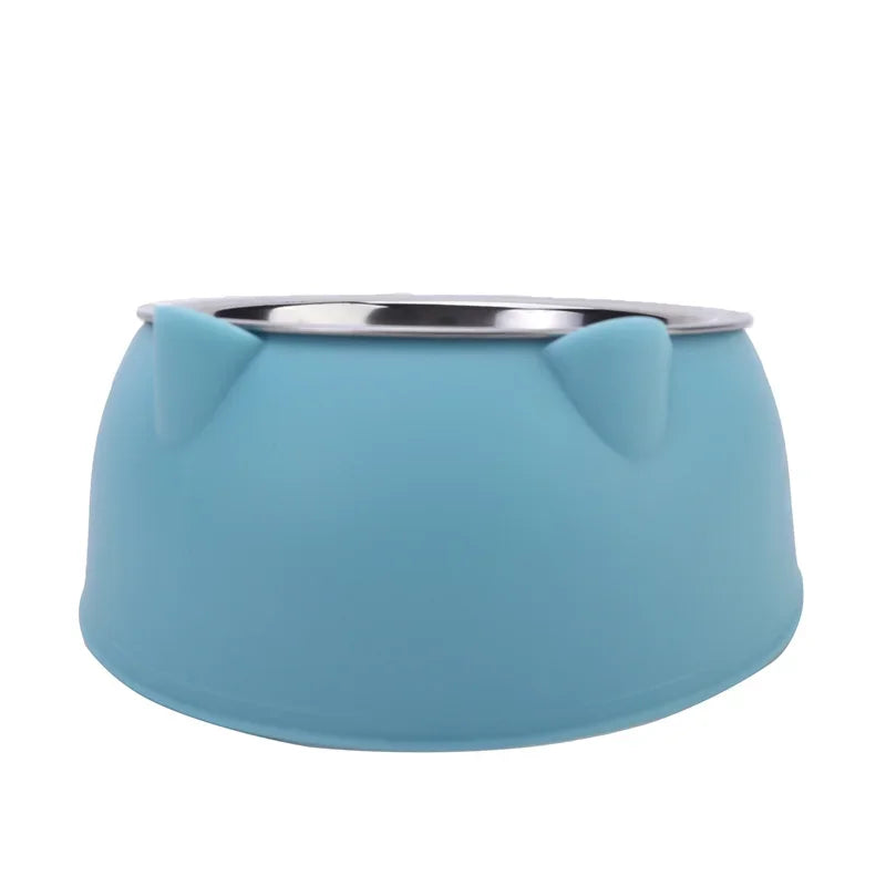 Lovely Inclined Cat Feeding Bowl