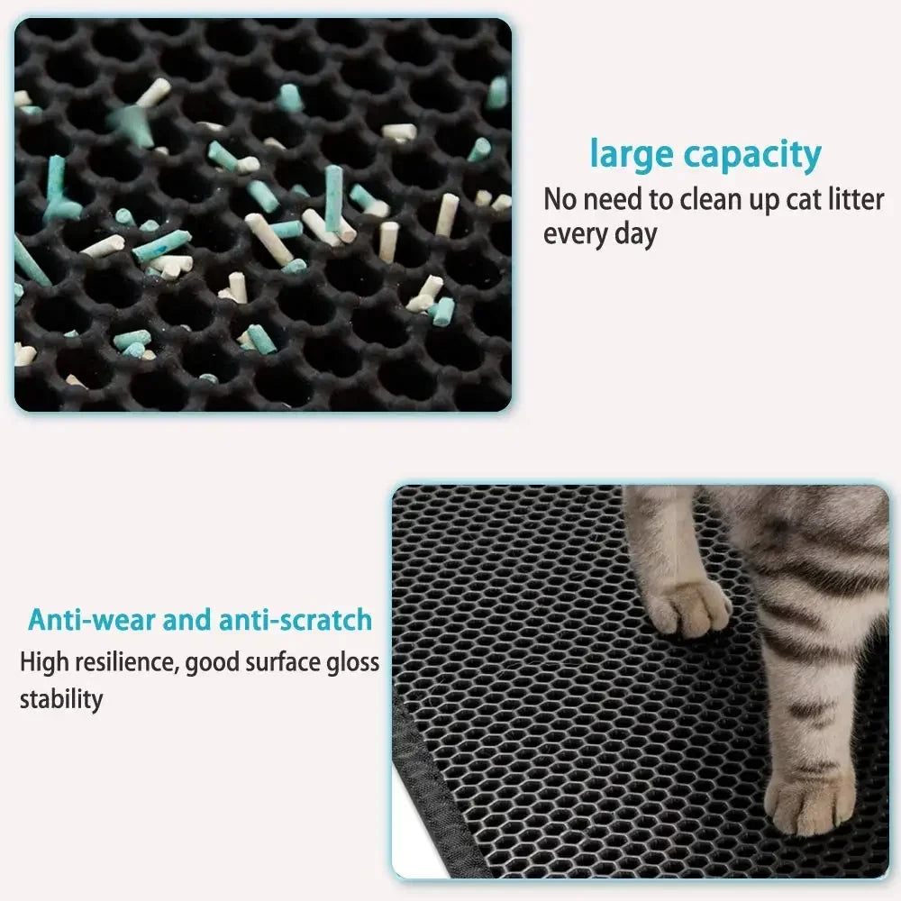 Double Layer EVA Cat Litter Mat