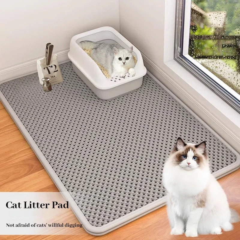 Double Layer EVA Cat Litter Mat