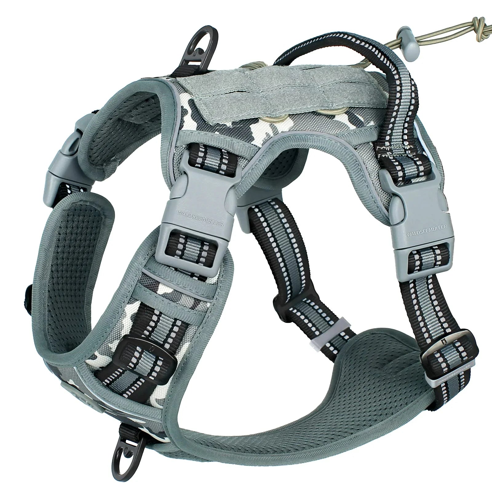 Tactical MOLLE Dog Vest Harness