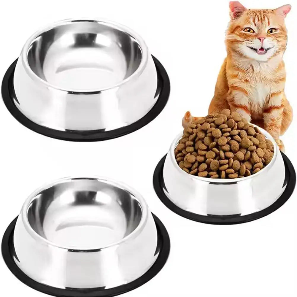 Large Capacity Stainless Steel Cat Bowl