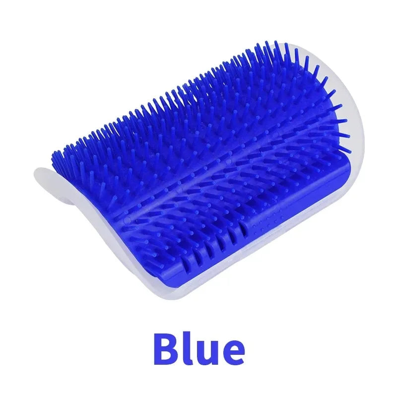 Cat Corner Wall Self-Grooming Brush – Scratch & Massage Scraper