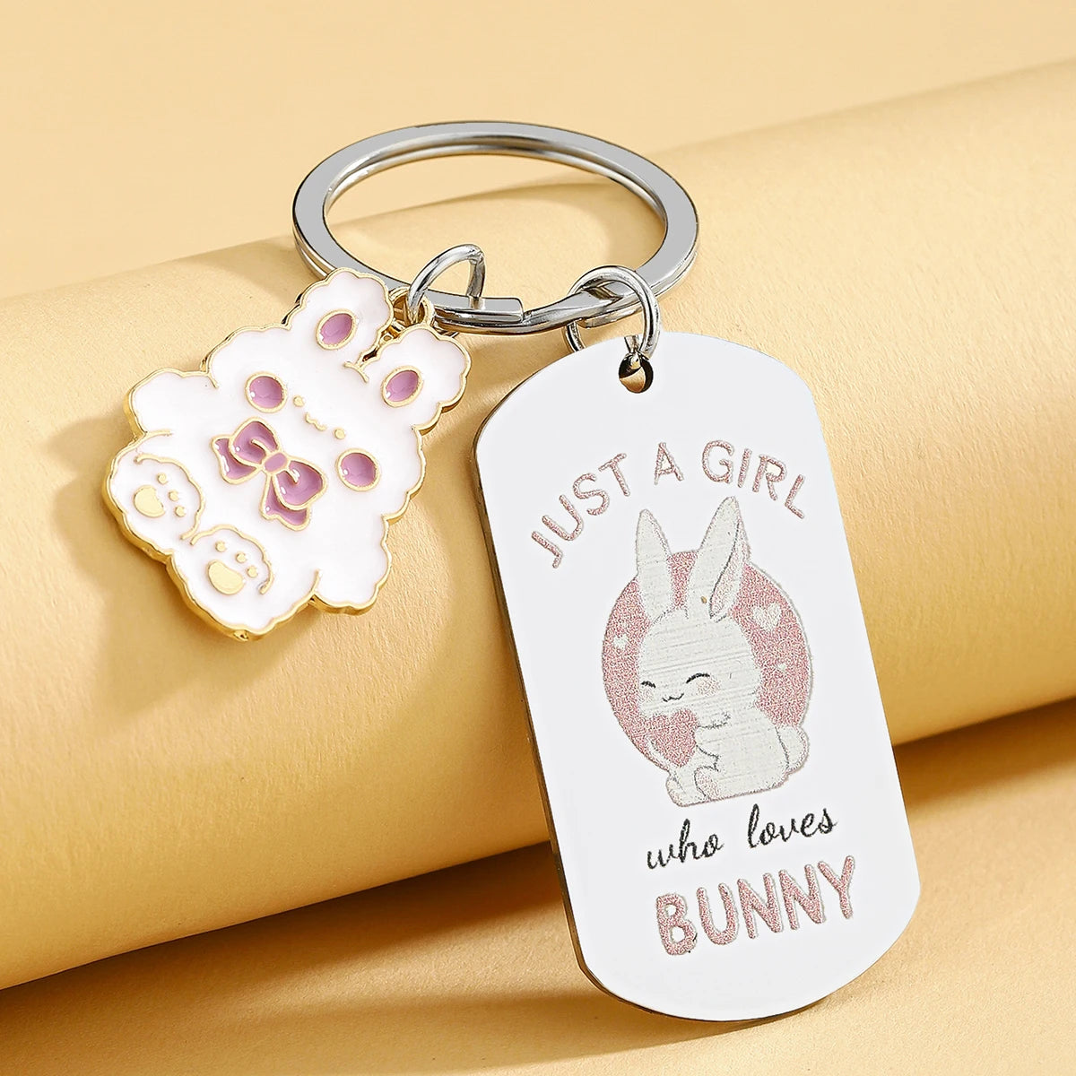 Cute Rabbit Keychain