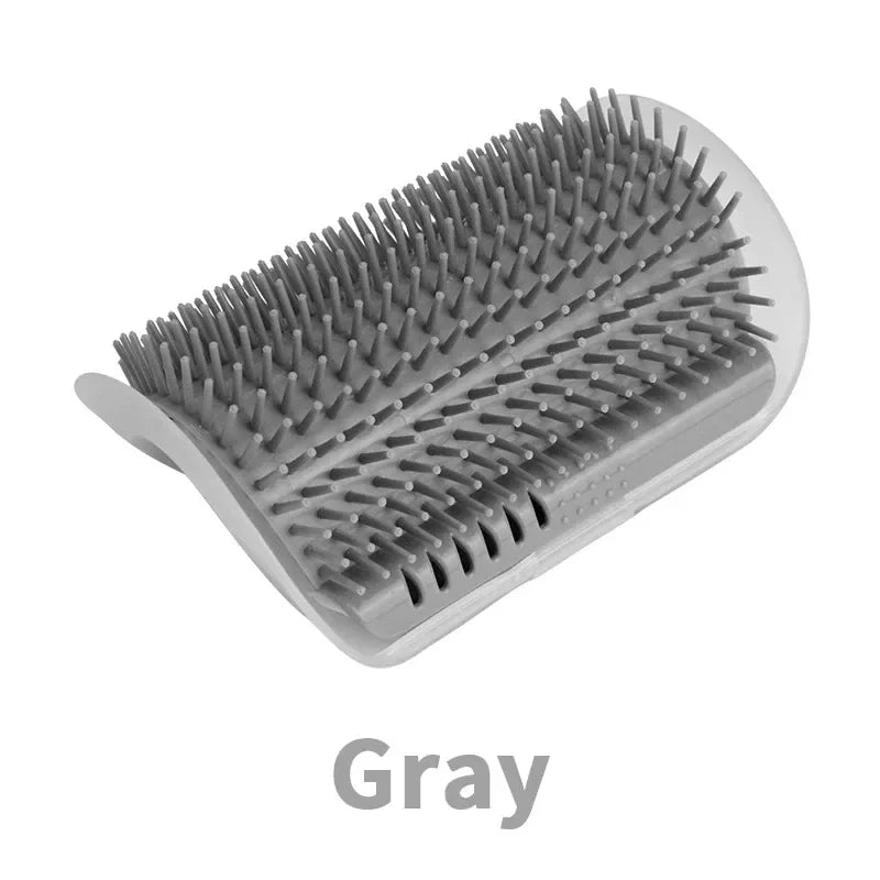Cat Corner Wall Self-Grooming Brush – Scratch & Massage Scraper