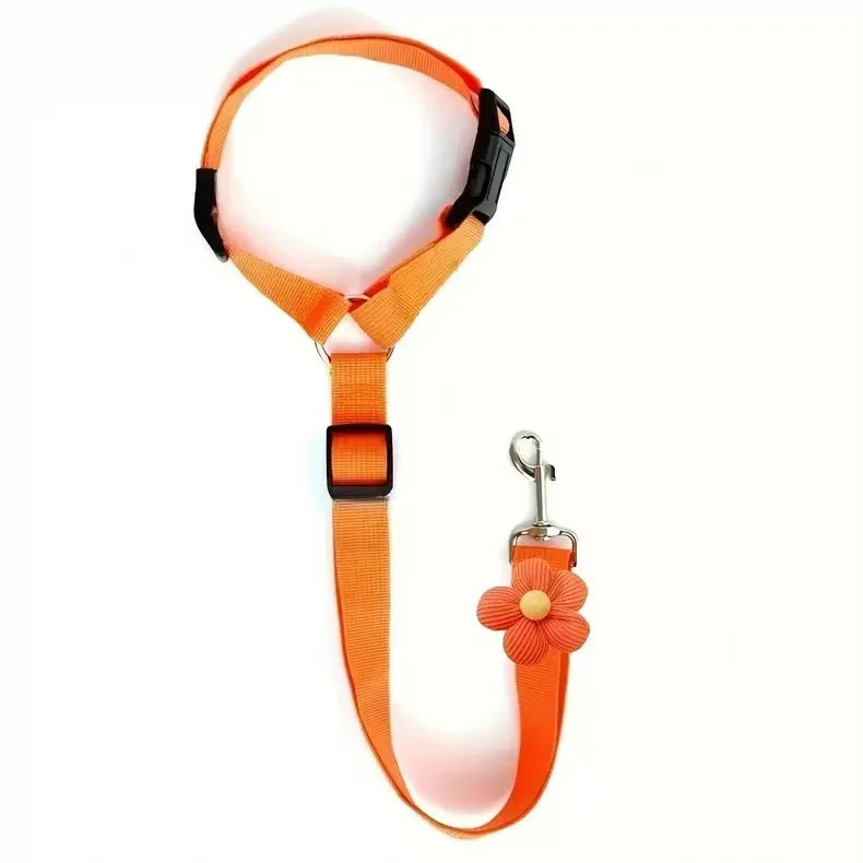 Adjustable Pet Car Seat Belt — Dog & Cat Safety Restraint
