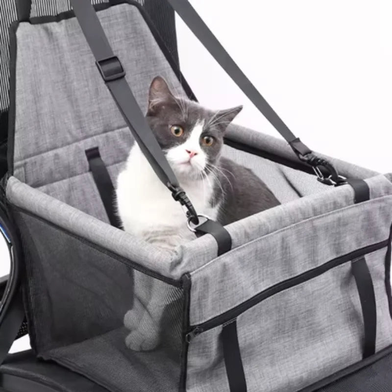 Foldable Dog Car Seat Hammock & Safety Seat