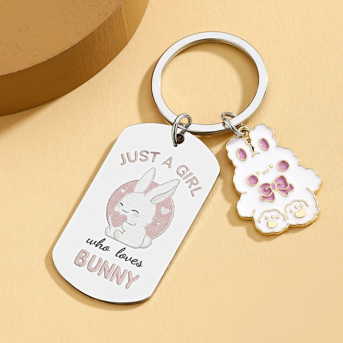 Cute Rabbit Keychain