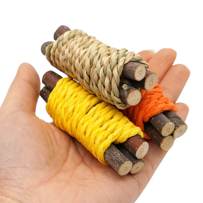 Organic Apple Wood Rabbit Chew Toy