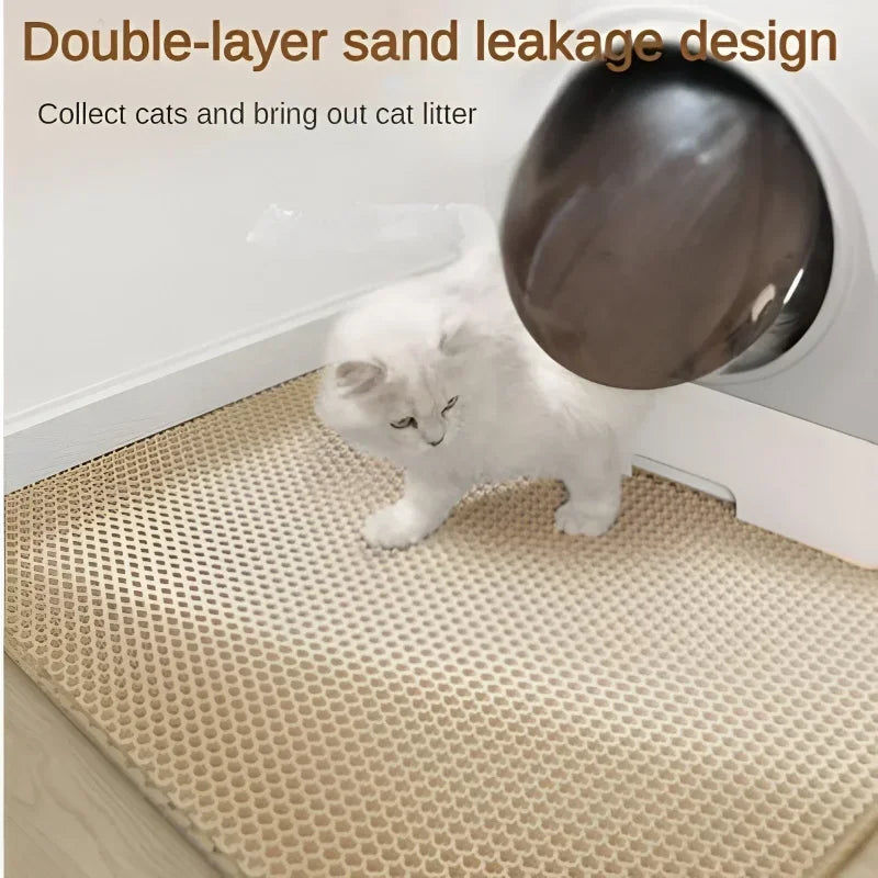 Double Layer EVA Cat Litter Mat