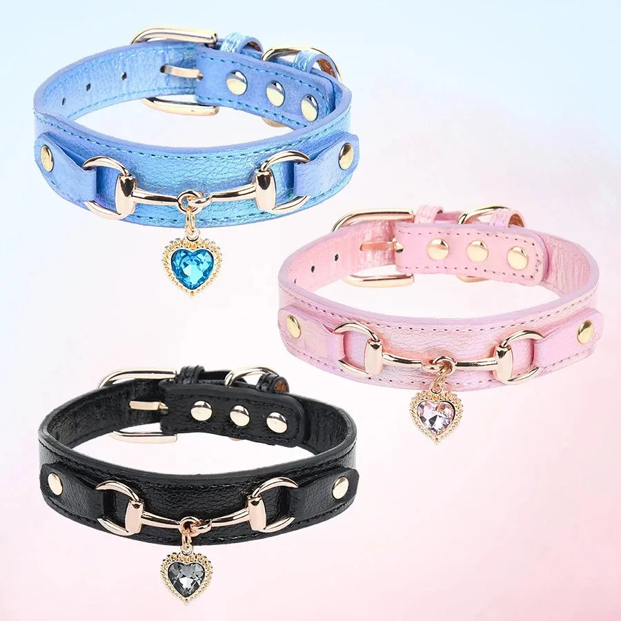 Cat Collar Necklace & Harness Set