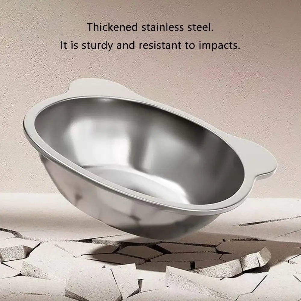 Tilted Raised Cat Food Bowl