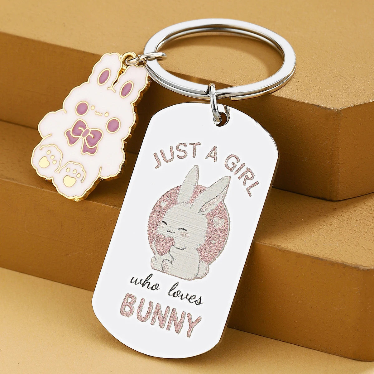 Cute Rabbit Keychain