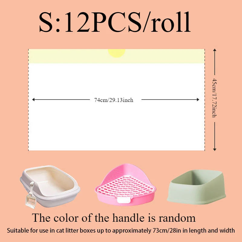 Cat Litter Box Liner Bags with Drawstring