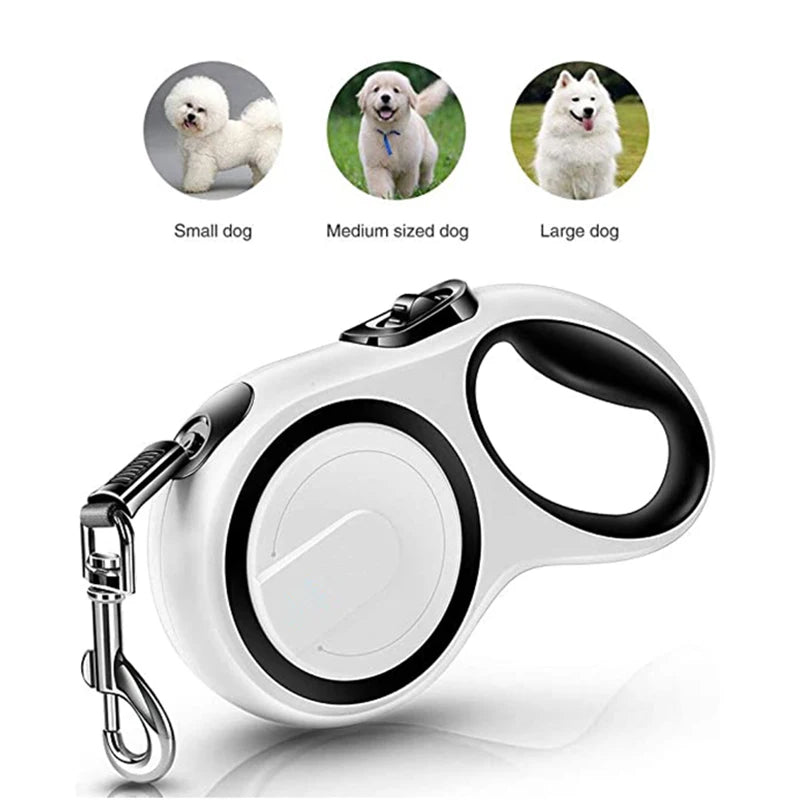 Extending Nylon Retractable Dog Leash 3/5/8M