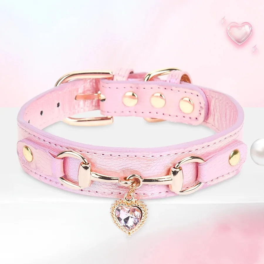 Cat Collar Necklace & Harness Set