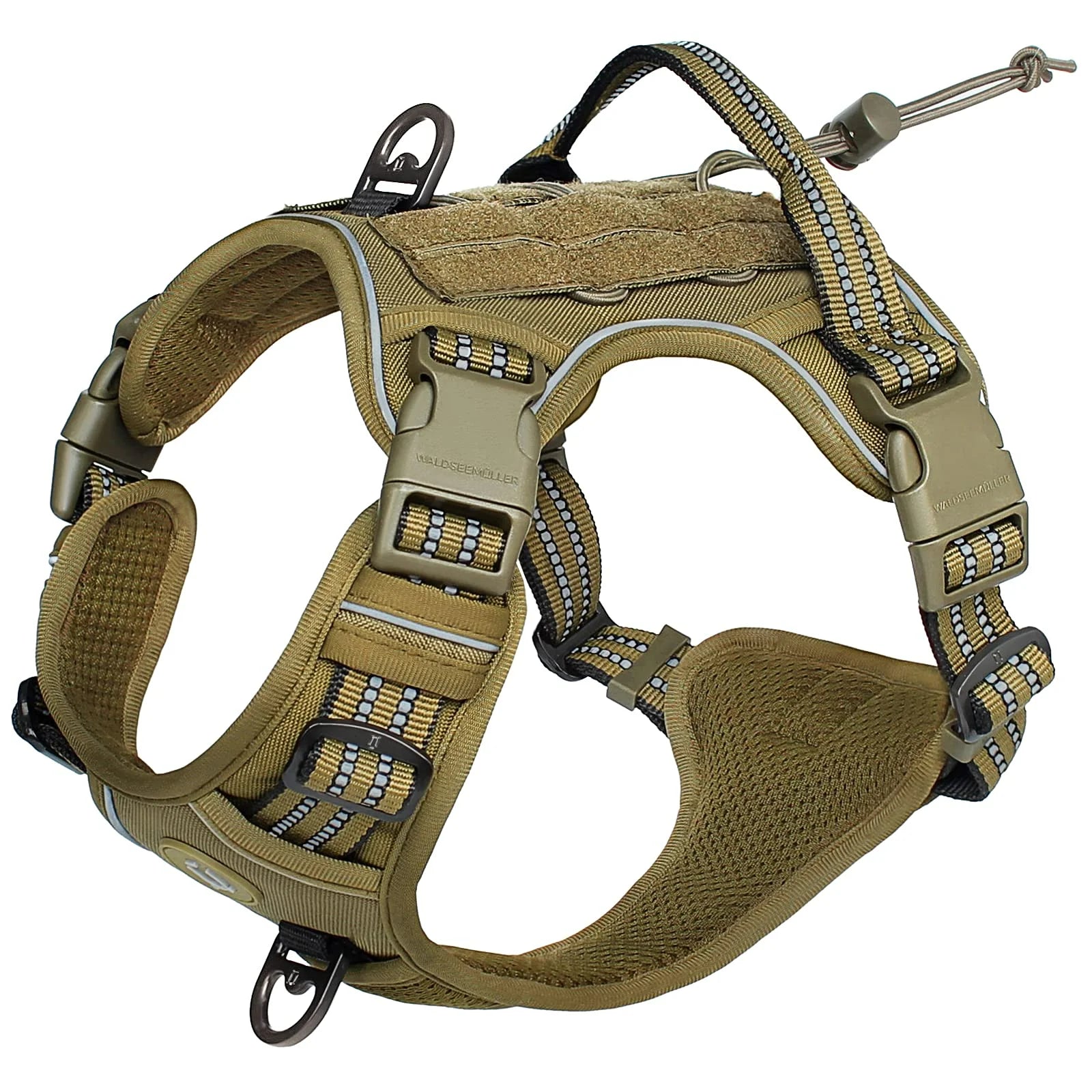 Tactical MOLLE Dog Vest Harness