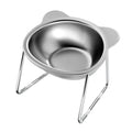 Tilted Raised Cat Food Bowl