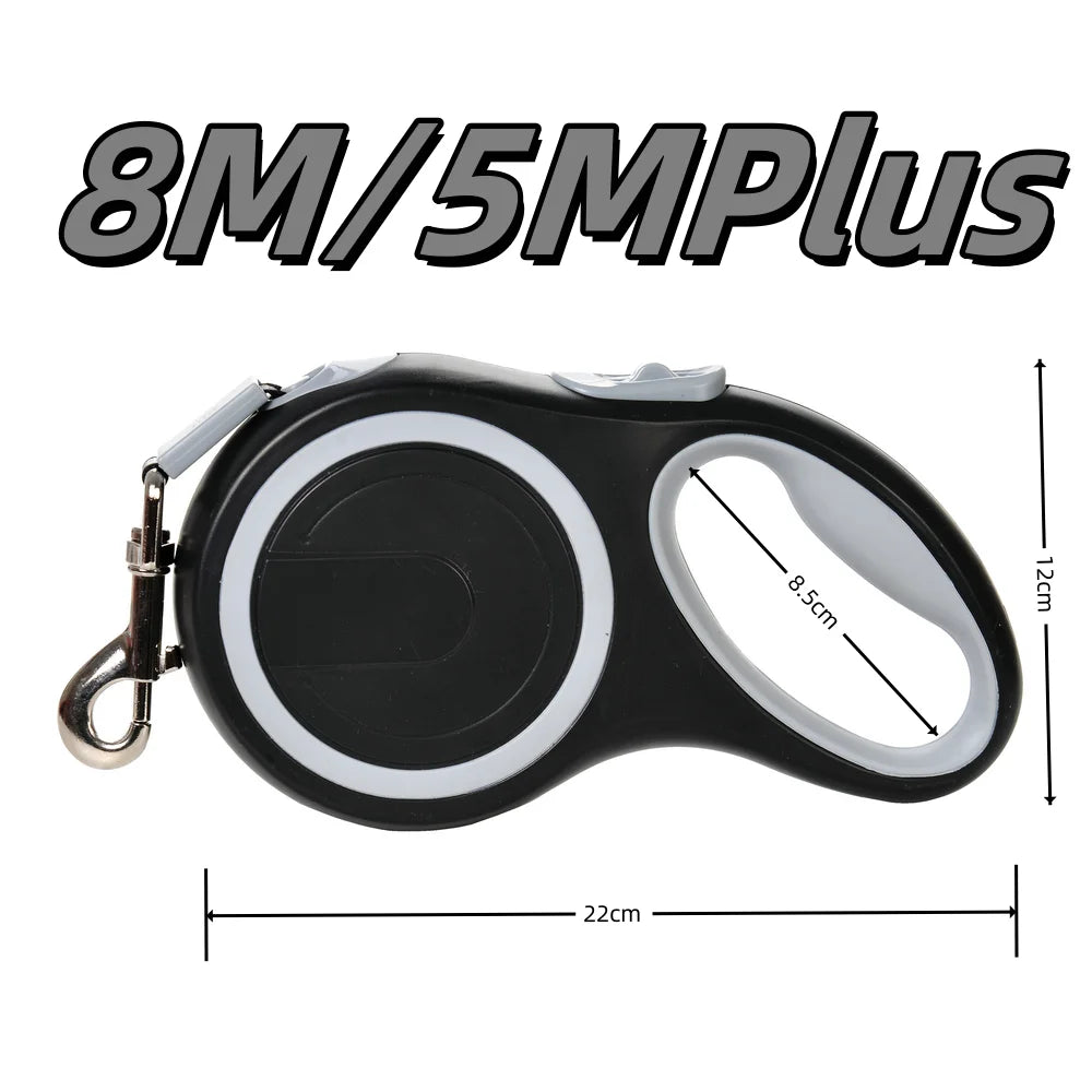 5M & 8M Strong Retractable Dog Lead
