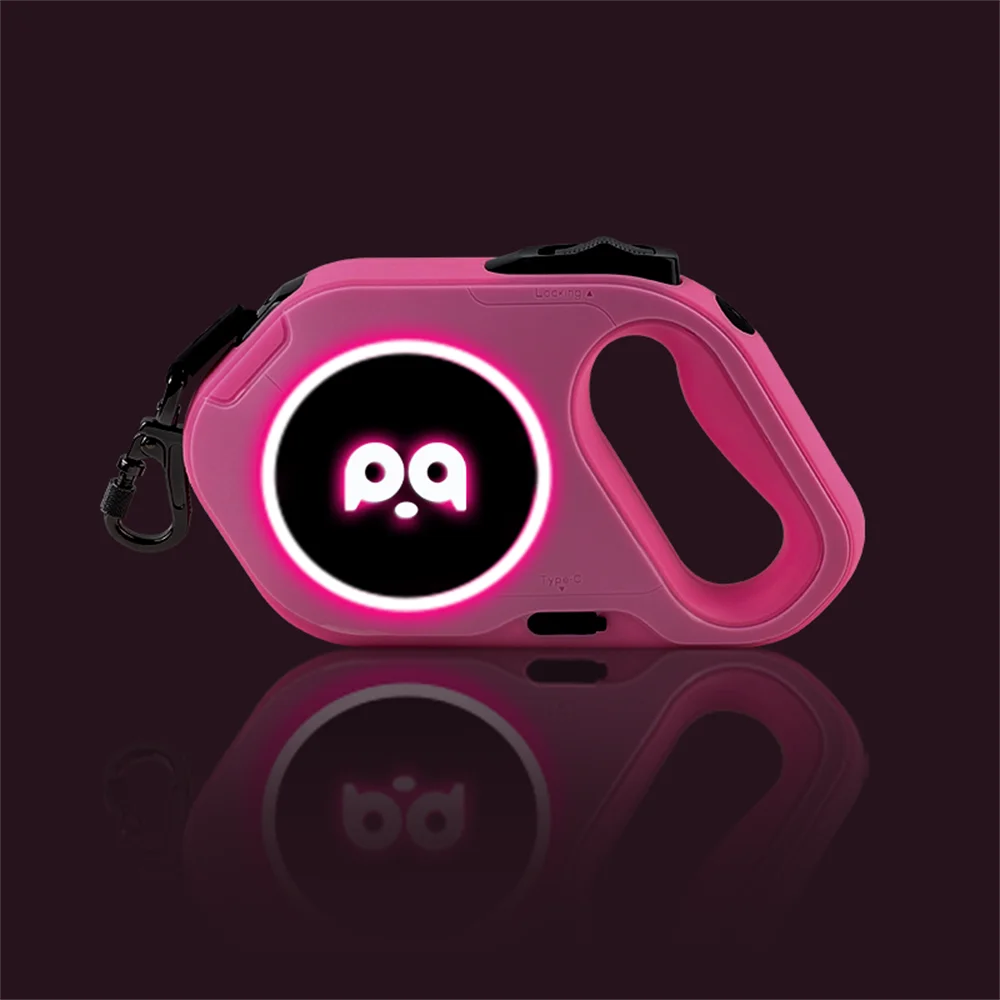 Retractable Dog Leash 5M — LED & Quick Release