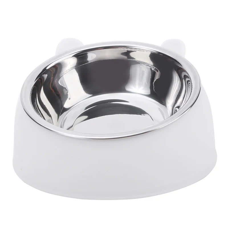 Inclined Cat & Puppy Feeding Bowl