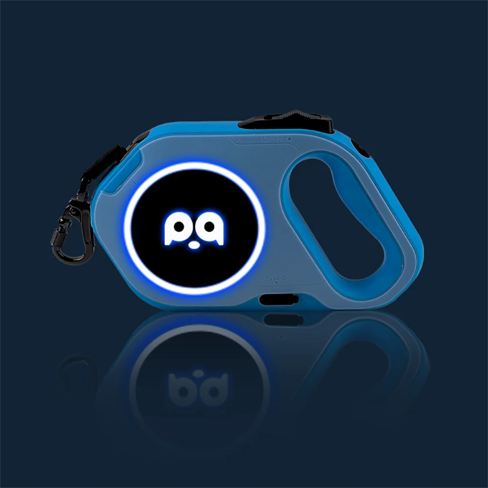 Retractable Dog Leash 5M — LED & Quick Release