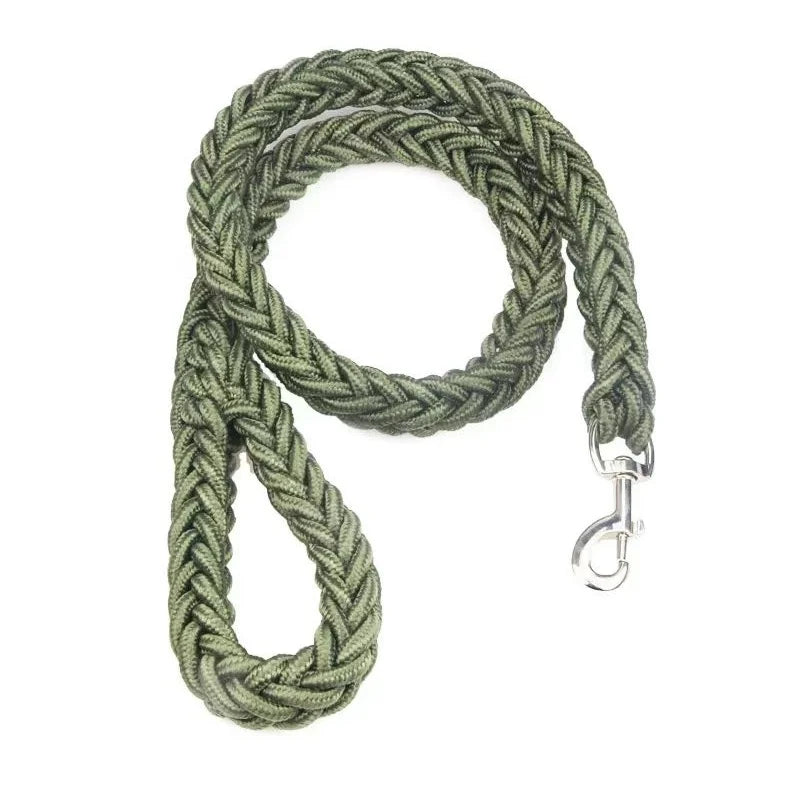 Heavy-Duty Braided Nylon Dog Leash