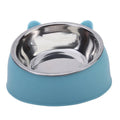 Lovely Inclined Cat Feeding Bowl