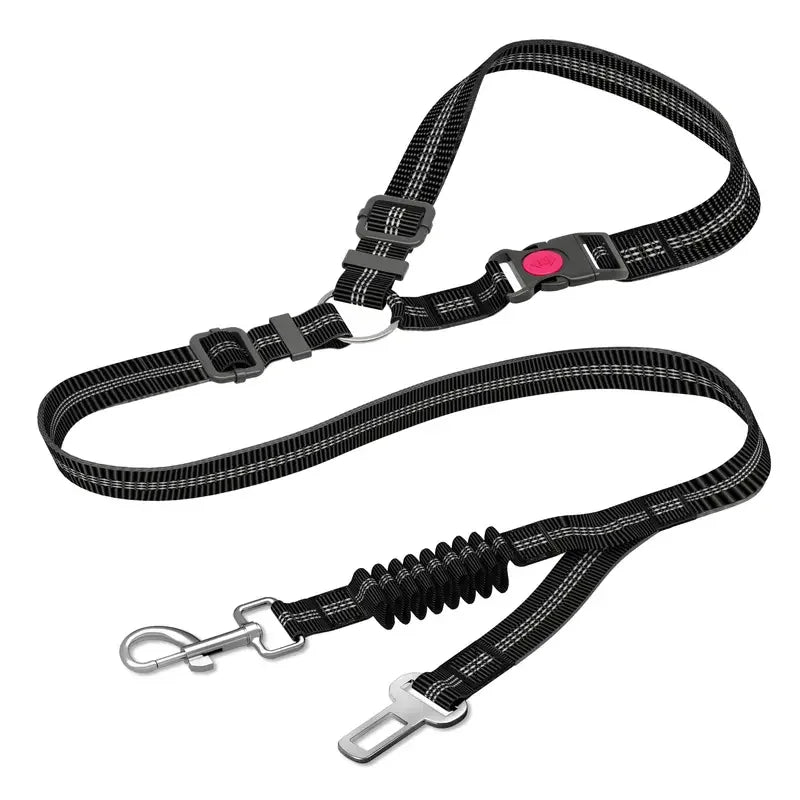 Bungee Retractable Dog Car Seat Belt