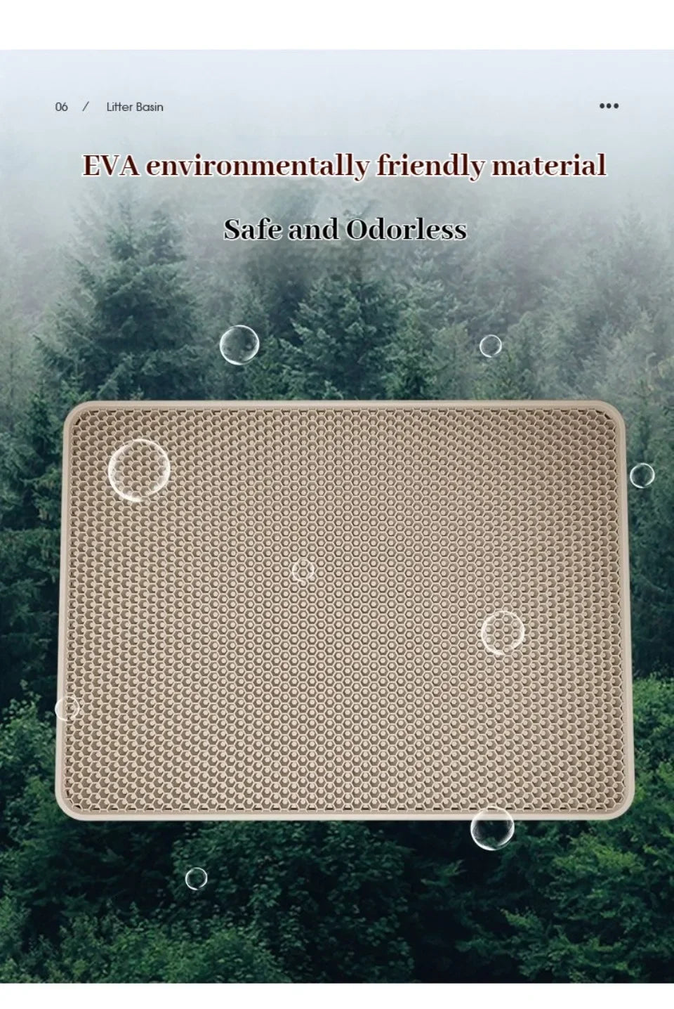Double Layer EVA Cat Litter Mat