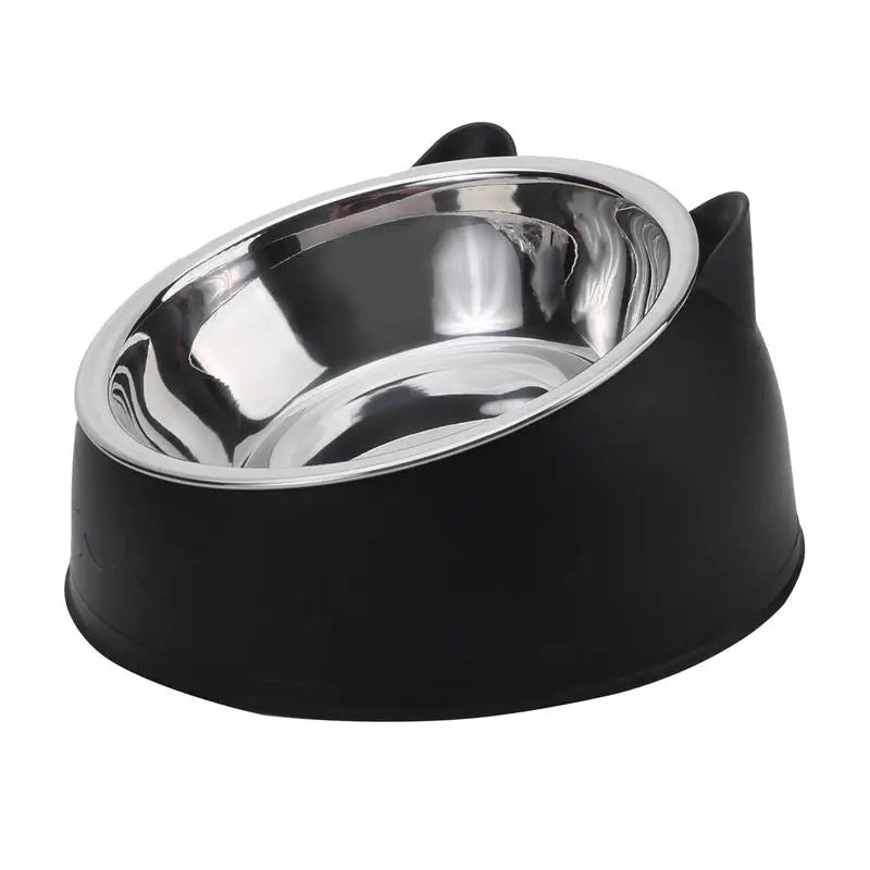 Inclined Cat & Puppy Feeding Bowl