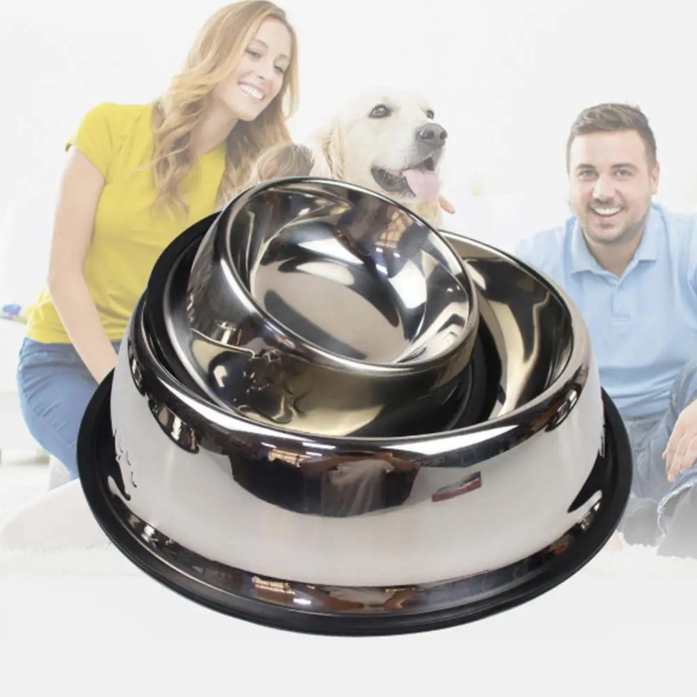 Large Capacity Stainless Steel Cat Bowl