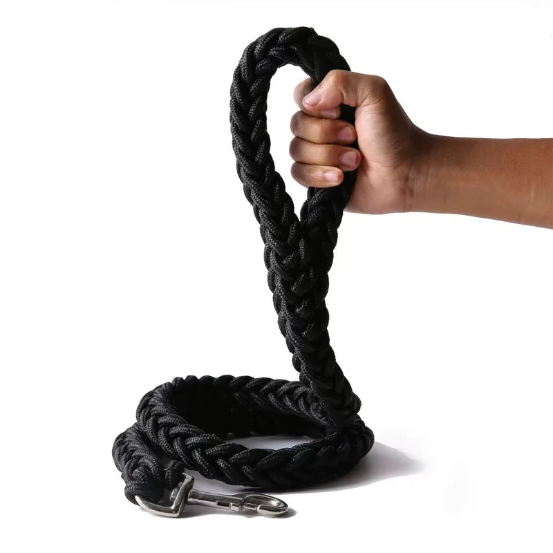 Heavy-Duty Braided Nylon Dog Leash
