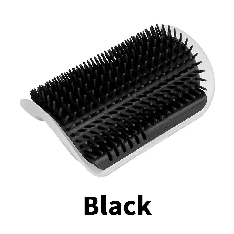 Cat Corner Wall Self-Grooming Brush – Scratch & Massage Scraper
