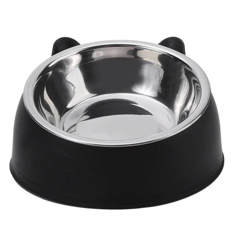 Lovely Inclined Cat Feeding Bowl