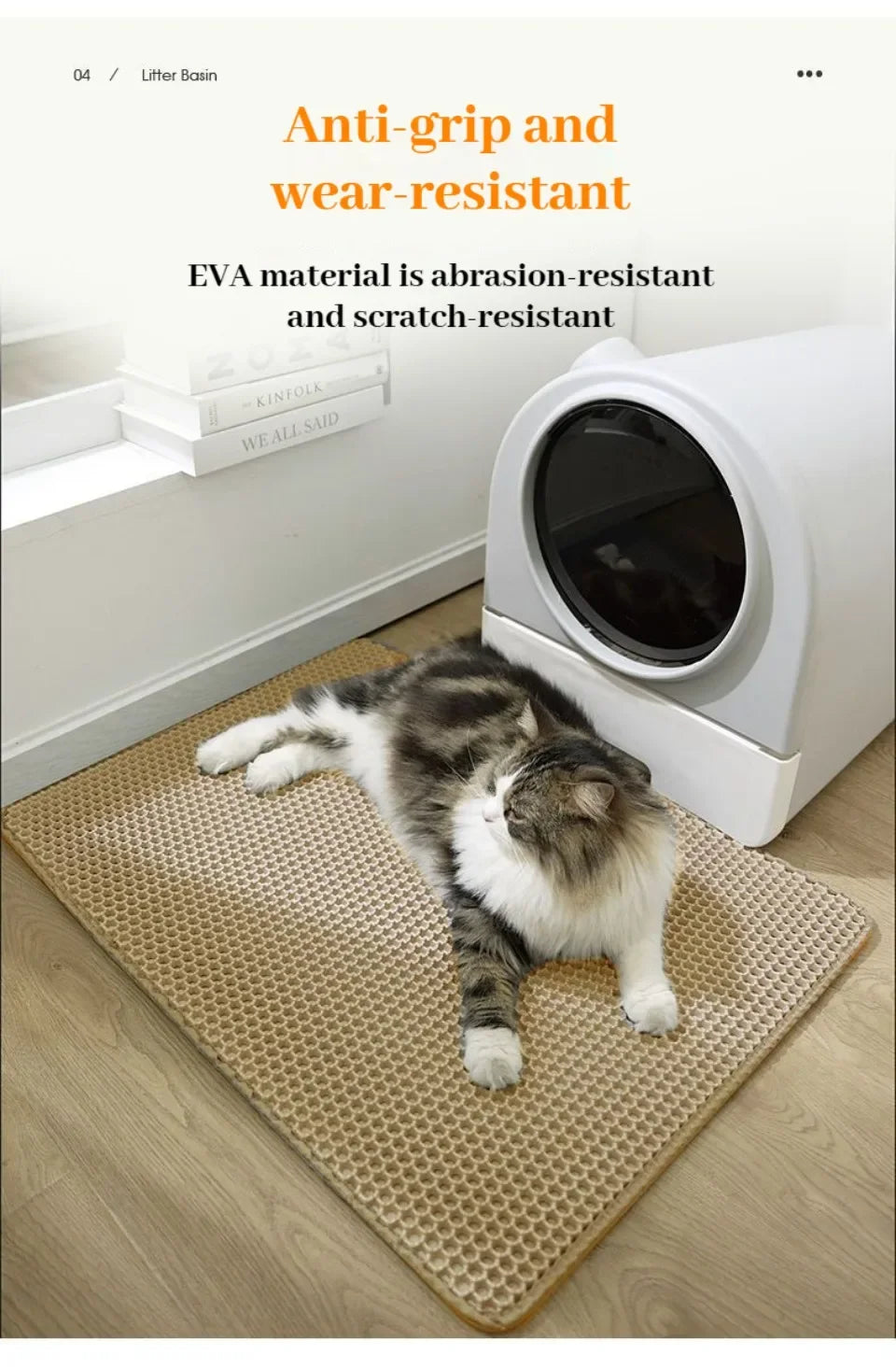 Double Layer EVA Cat Litter Mat