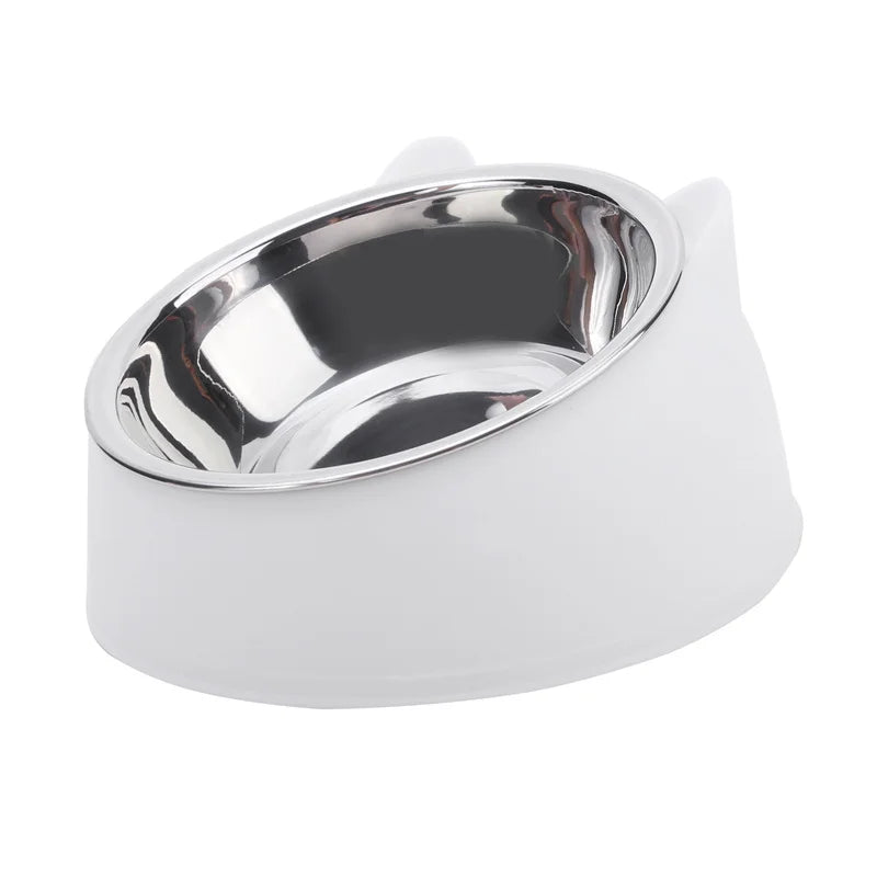 Inclined Cat & Puppy Feeding Bowl