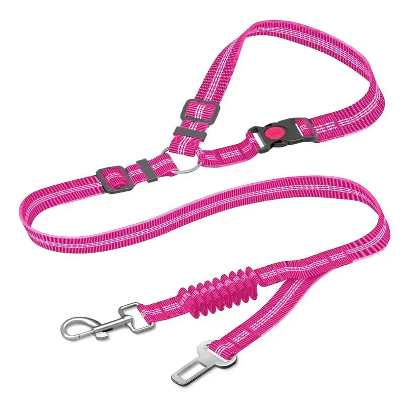 Bungee Retractable Dog Car Seat Belt