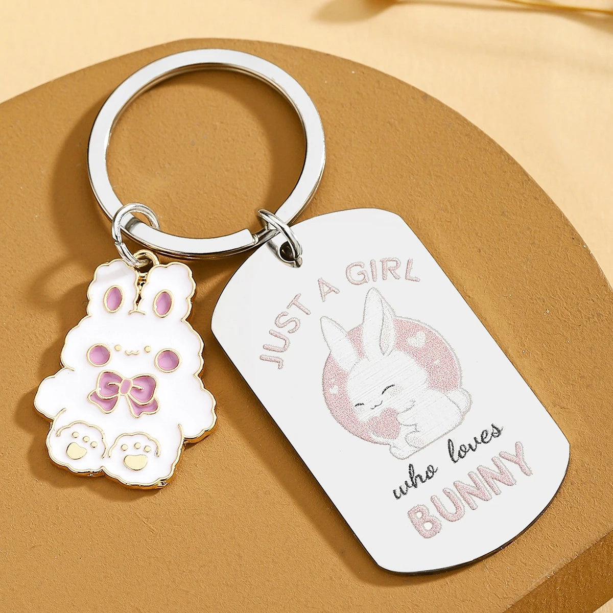 Cute Rabbit Keychain